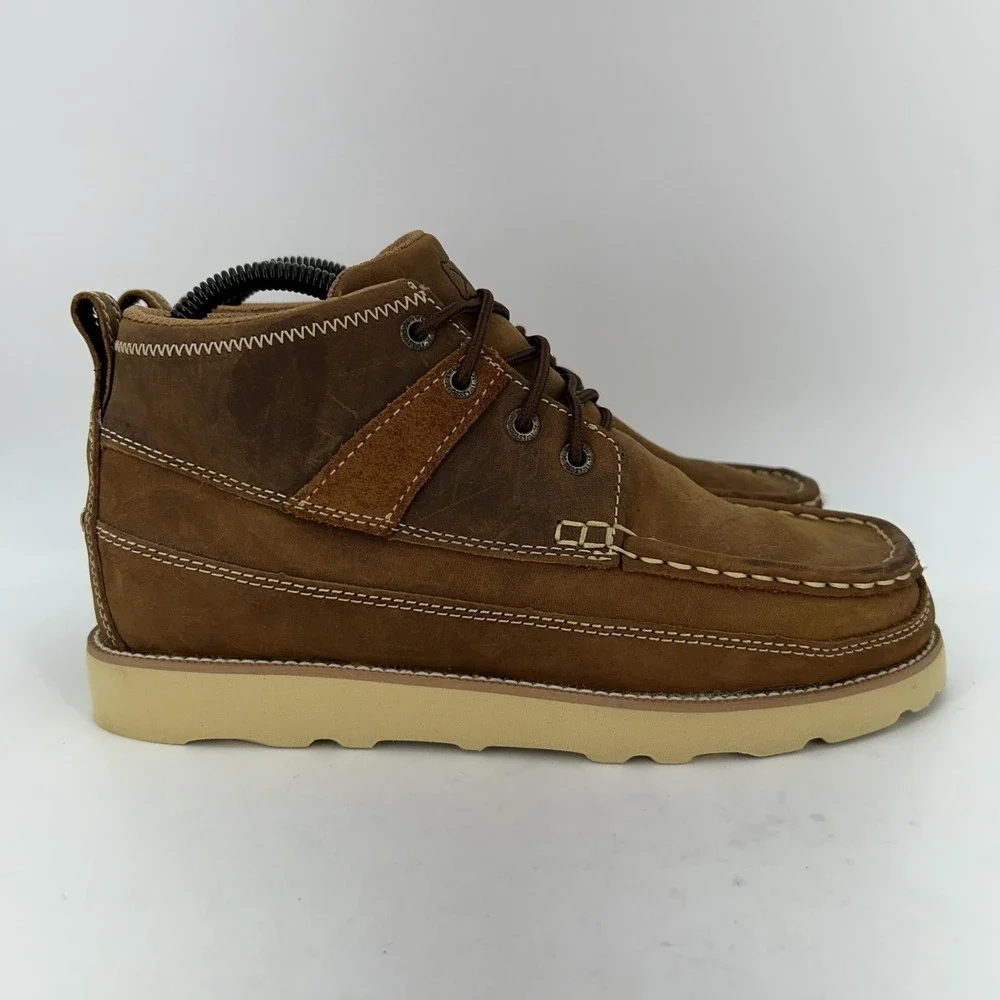 Twisted‎ X Boots Mens Size 5 Brown Leather Chukka Moc 4